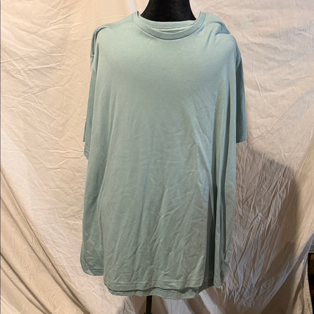 Light Mint Green mens Crewneck Top